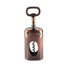 1pc Wing Corkscrew; ; Multifunctional Wine And Beer Corkscrew For Wine Openers With Cork And Beer Bottles; For Wine Lovers; Waiters And Bartender In (Color: Bronze Color)